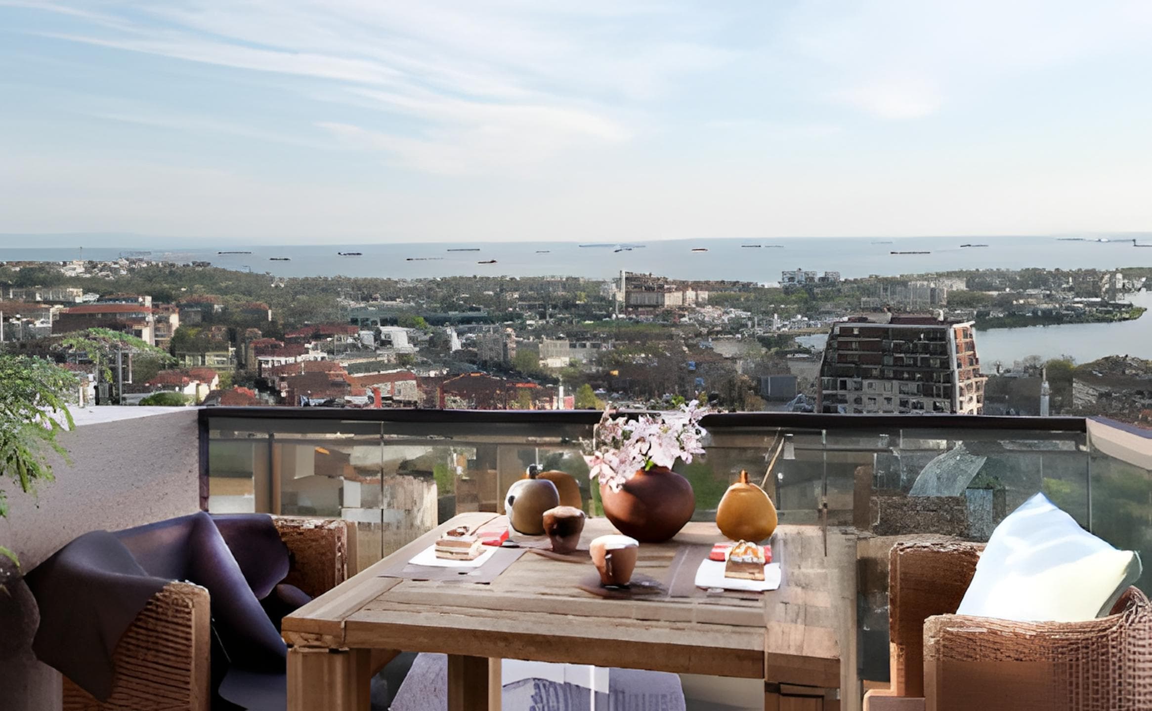 Elegant sea-view apartment in İstanbul, Küçükçekmece