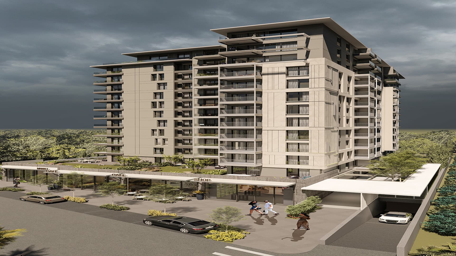 Spacious apartments suitable for investment in Antalya, Altintas