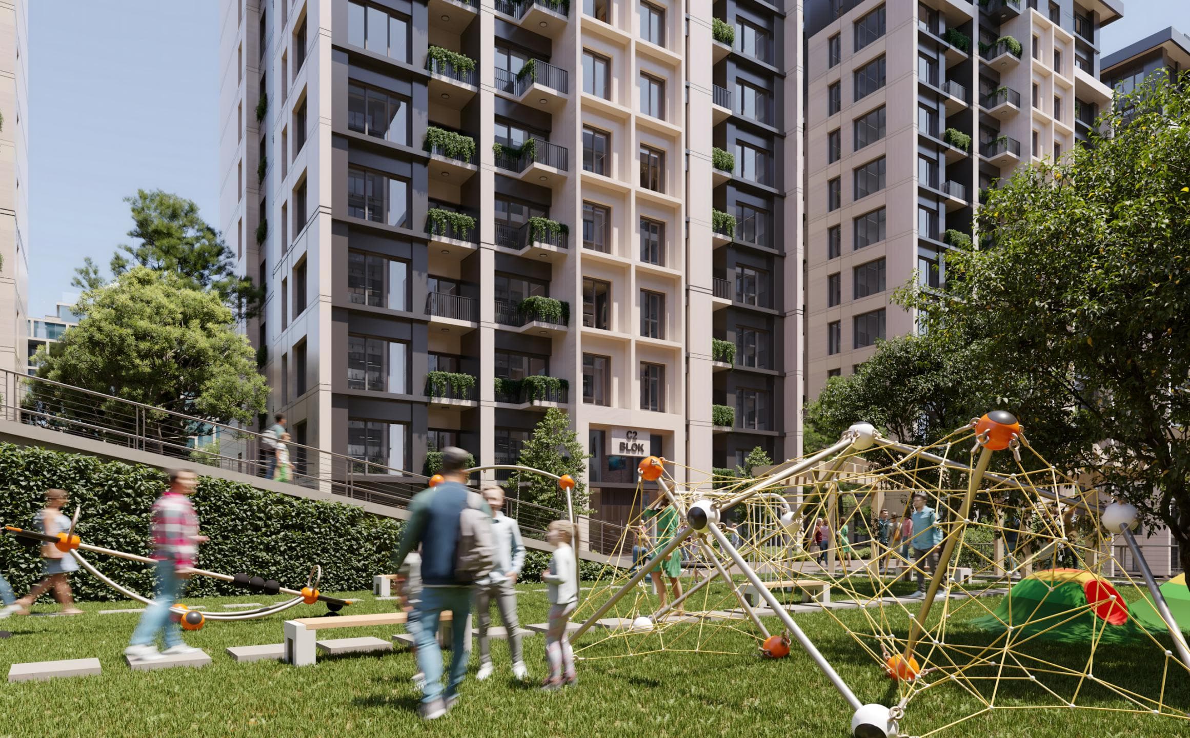 Refined living space with pool and underground parking in İstanbul, Bağcılar gallery 0