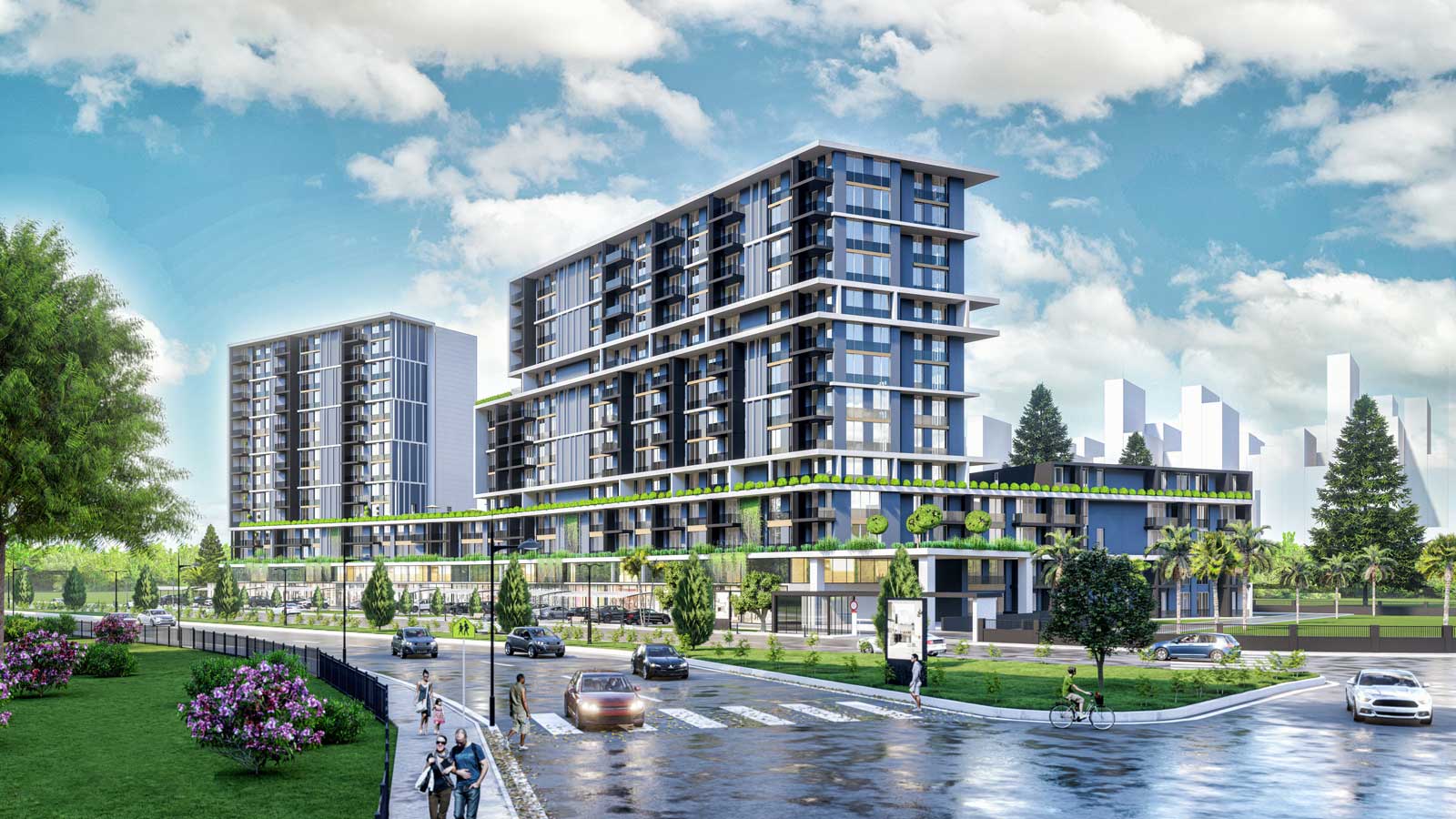 Apartments for sale in a luxury complex with pool in Antalya, Kepez gallery 1