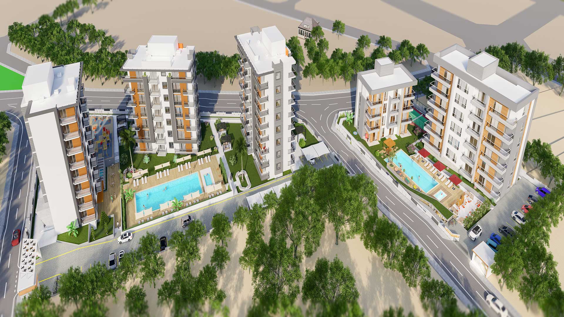 New apartments suitable for investment in Antalya, Altintas