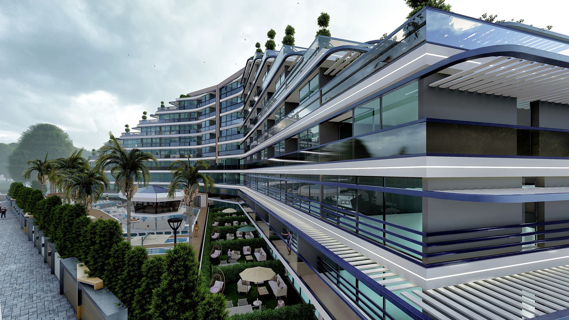 Apartments suitable for citizenship in a stylish project in Antalya, Altintas gallery 1