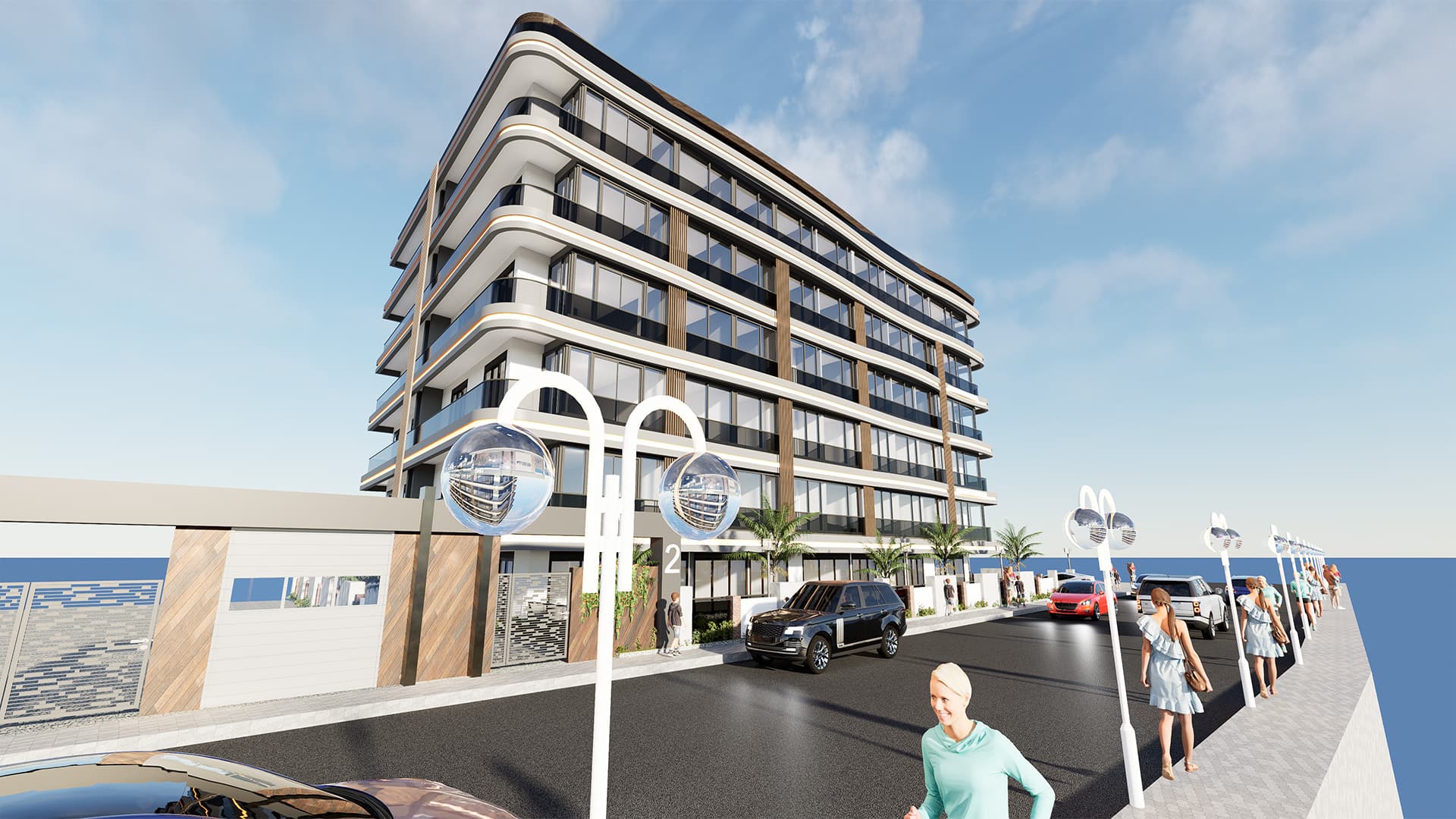 Luxury apartments for sale with perfect location in Antalya, Muratpasa