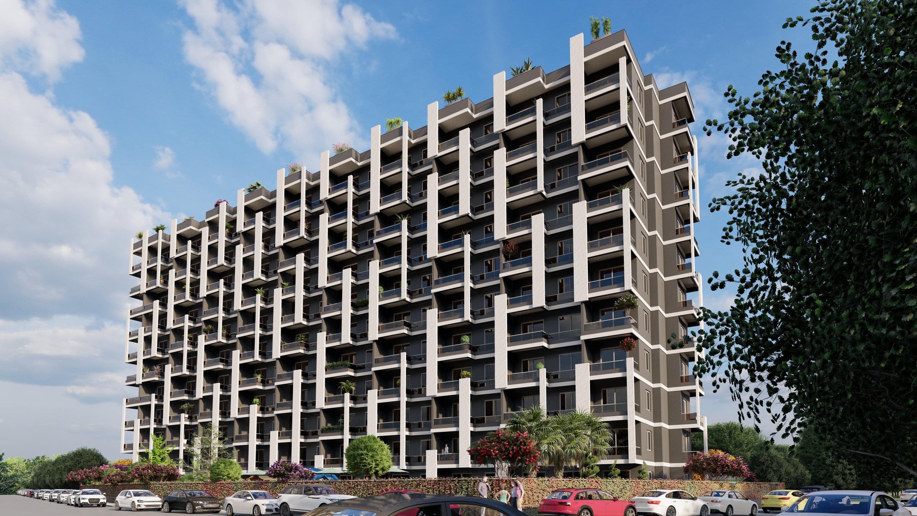 Stylish apartments ready to move into in Mersin, Erdemli