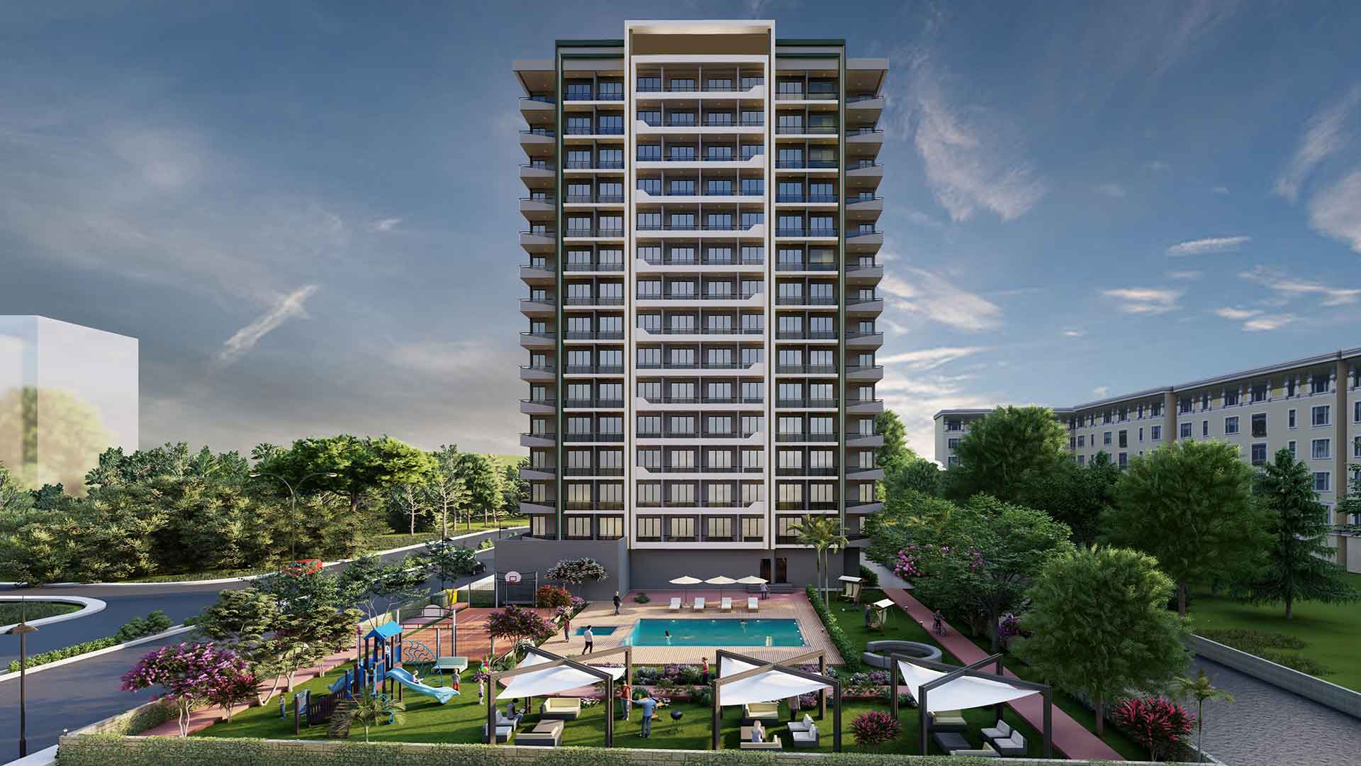 Apartments close to daily amenities with nature view in Mersin, Mezitli