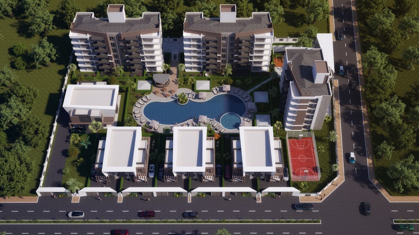 Apartments for sale with all social amenities in Antalya, Altıntaş gallery 0