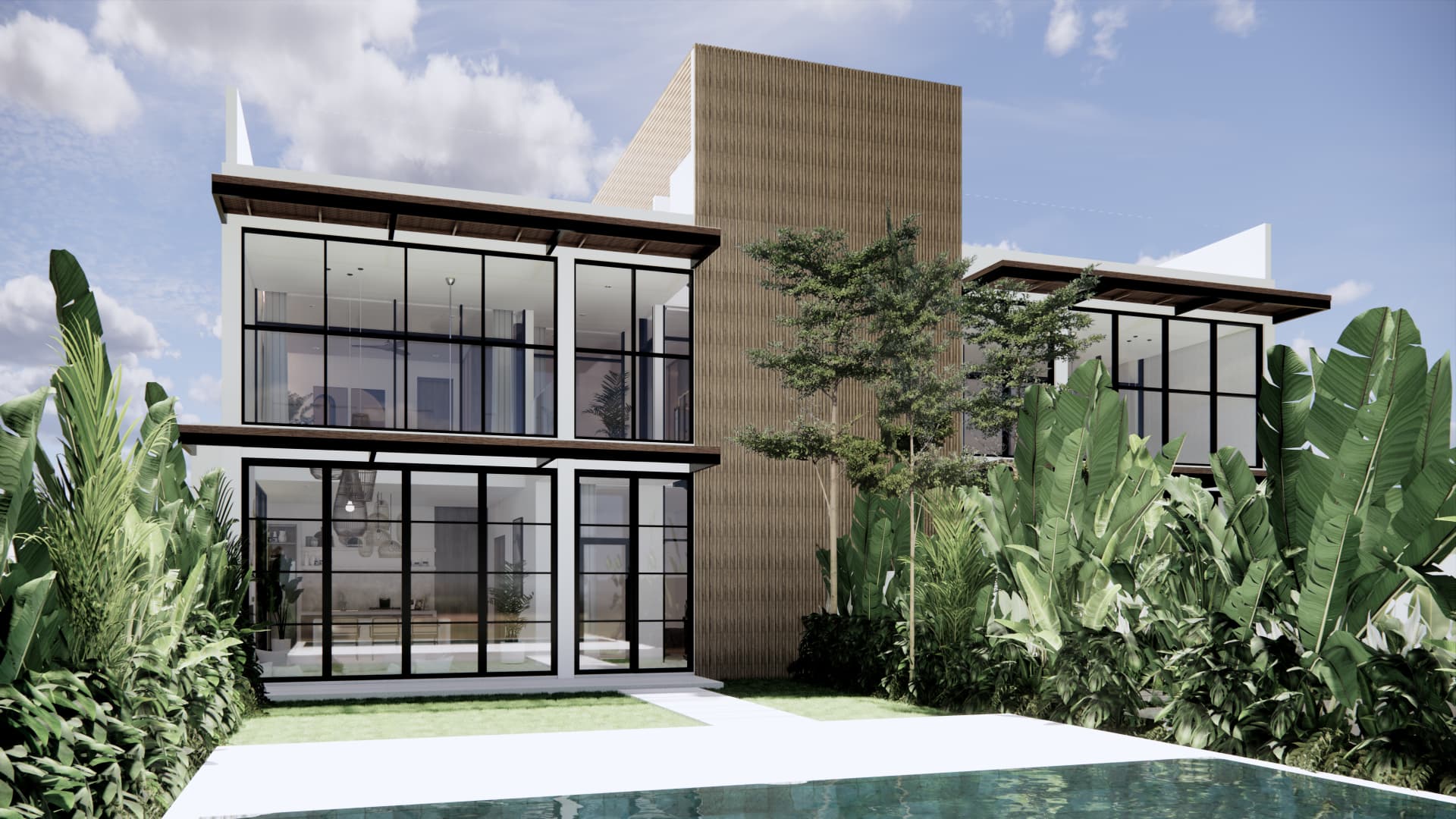 Spacious luxury villas with stylish designs in Bali, Canggu