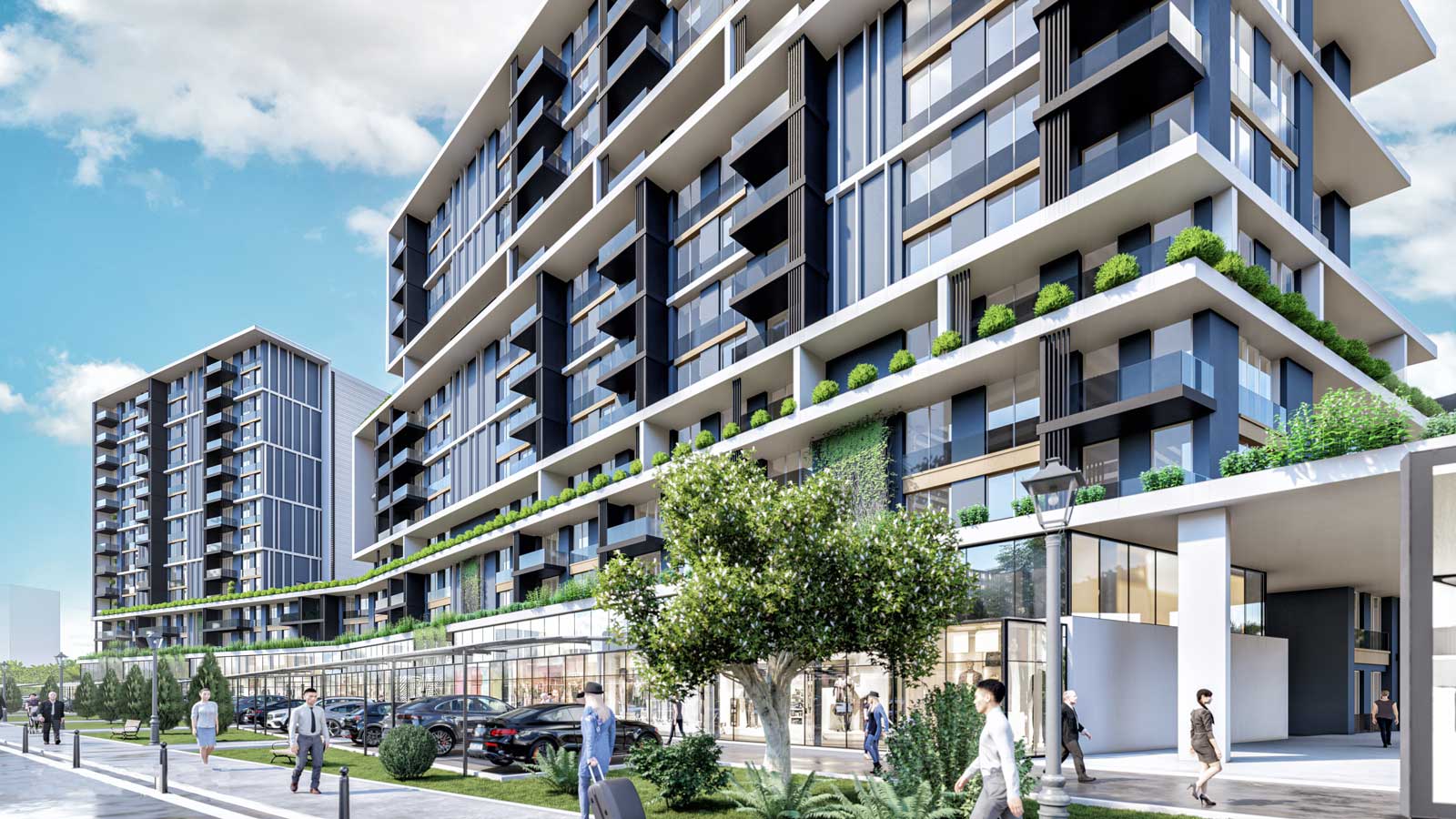 Apartments for sale in a luxury complex with pool in Antalya, Kepez