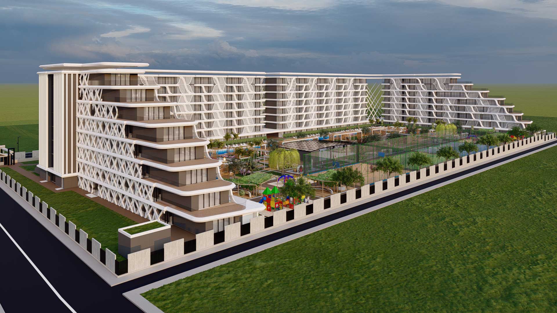 Luxury apartments suitable for investment and citizenship in Antalya, Altintas