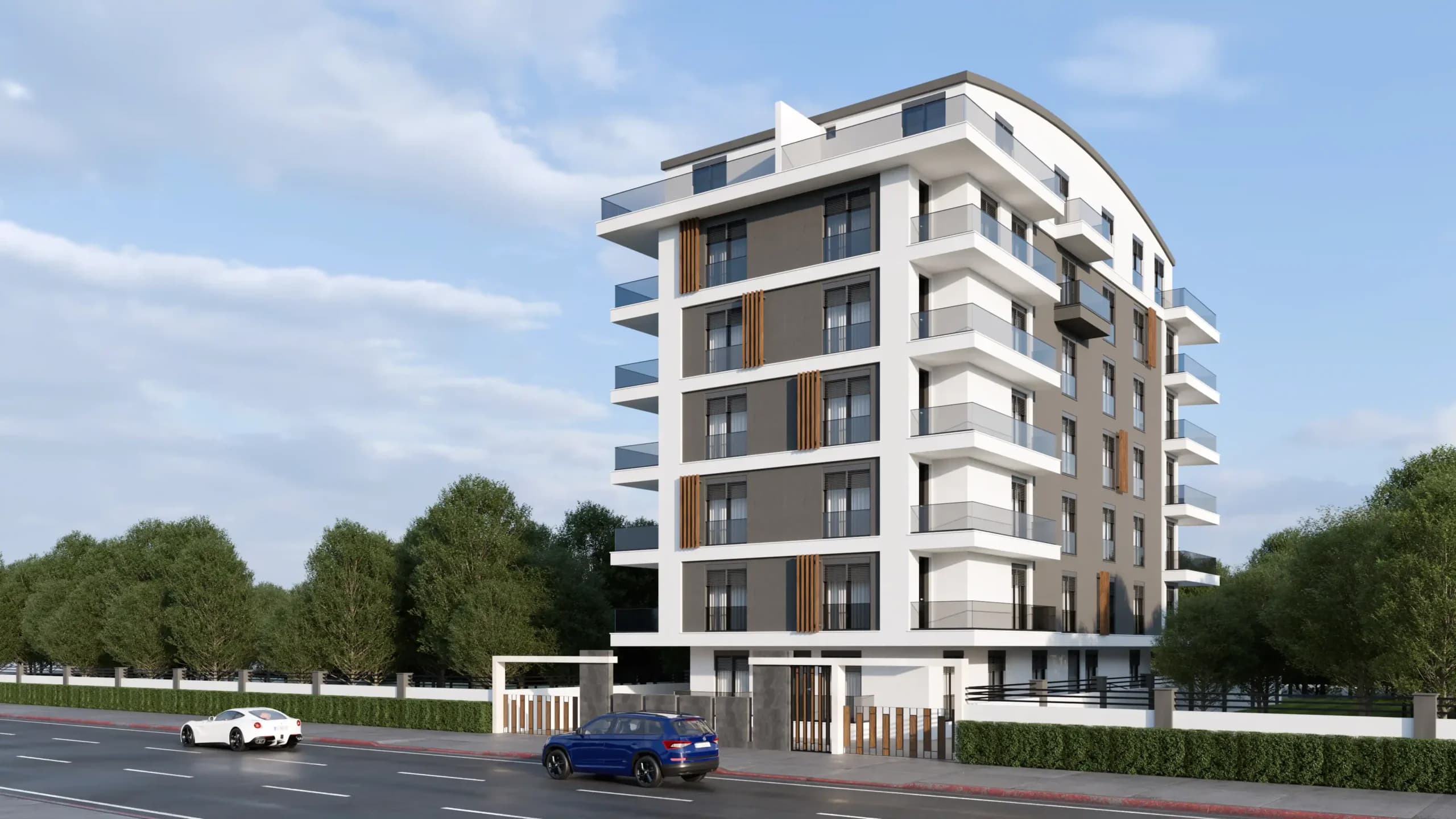 Modern apartments for sale in a residential complex in Antalya, Muratpaşa gallery 1