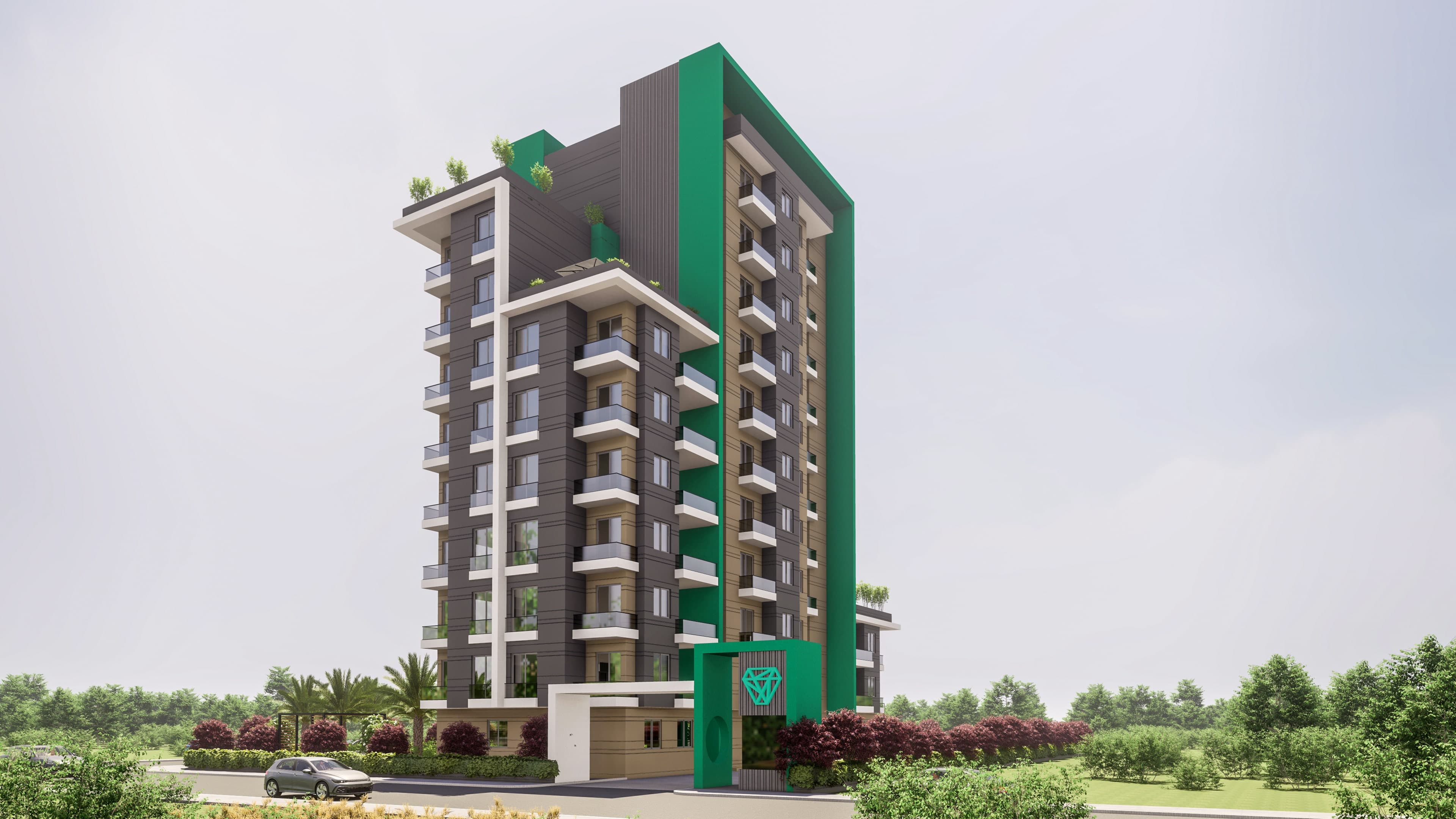 Stylish designed apartments in Mersin, Mezitli