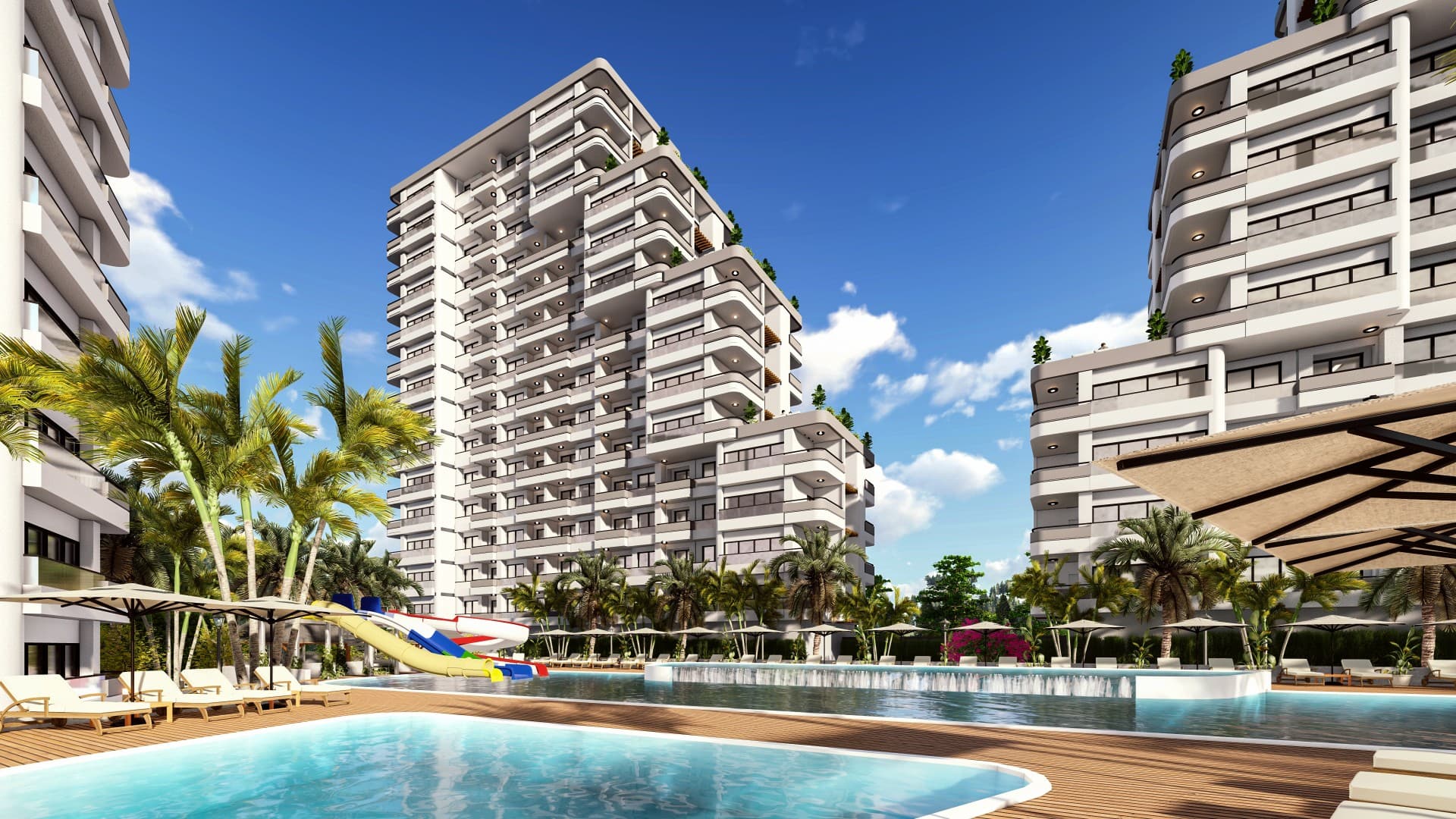 Apartments in a large complex close to the sea in Mersin, Mezitli gallery 0
