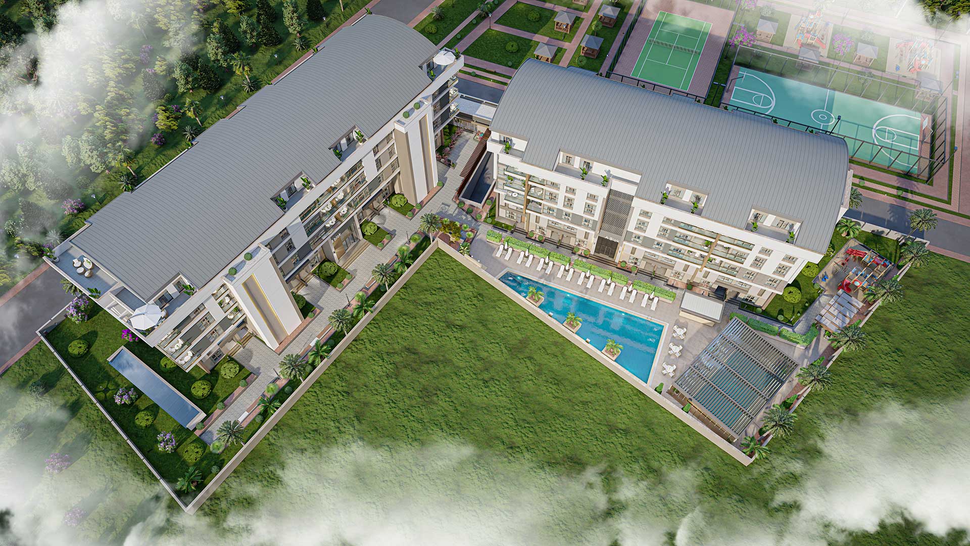 Stylish apartments close to the sea in Antalya, Konyaaltı