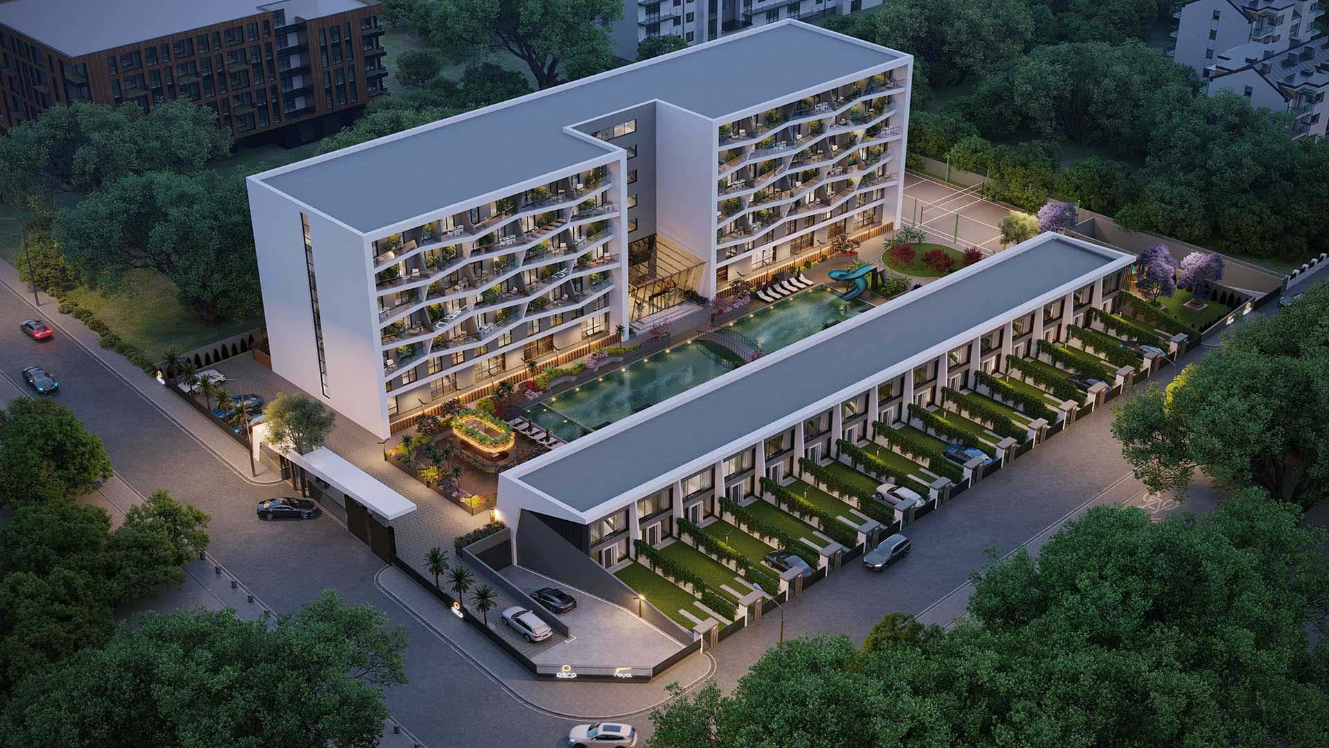 Apartments suitable for investment in a perfect location in Antalya, Kepez