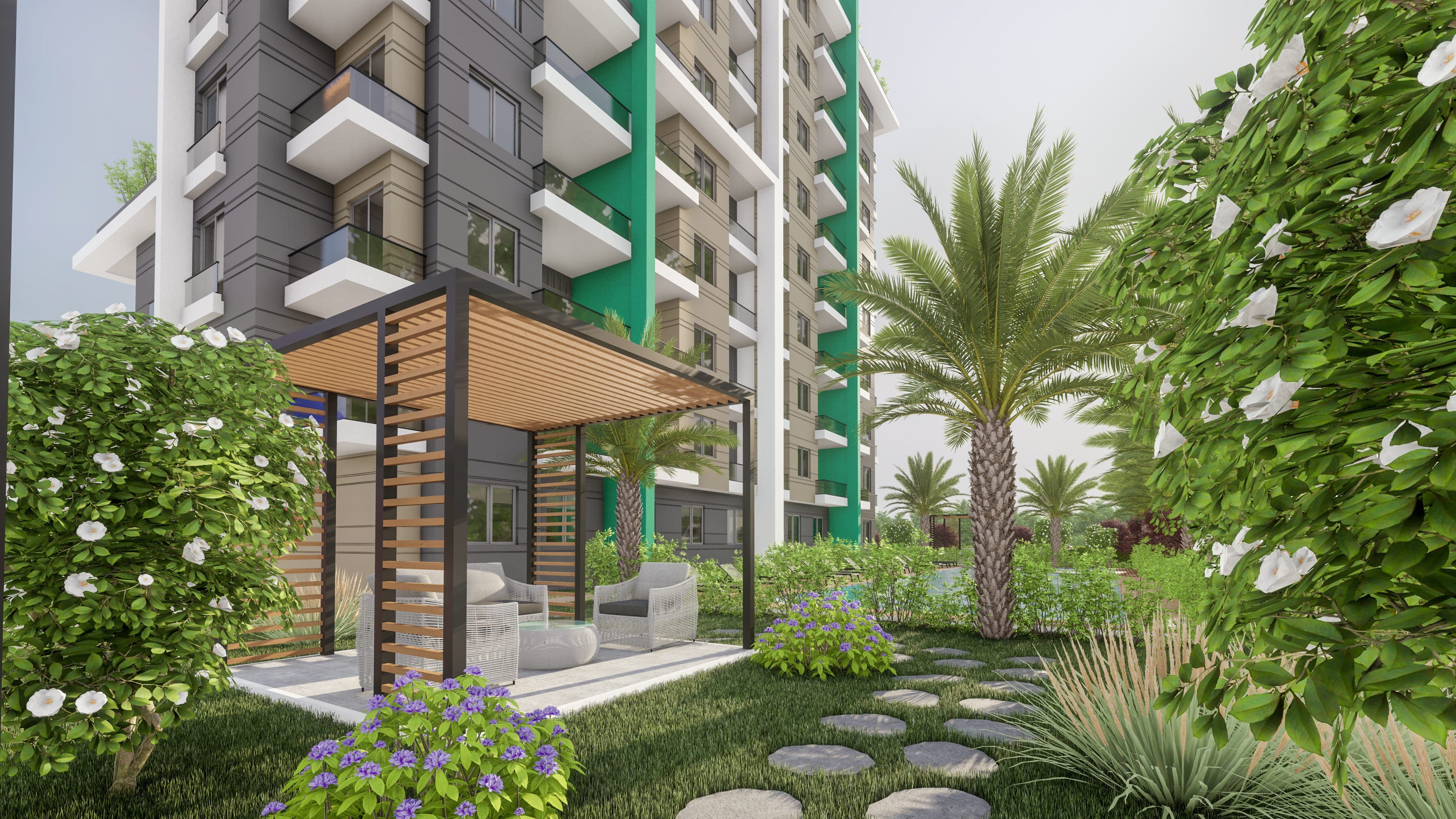 Stylish designed apartments in Mersin, Mezitli gallery 1