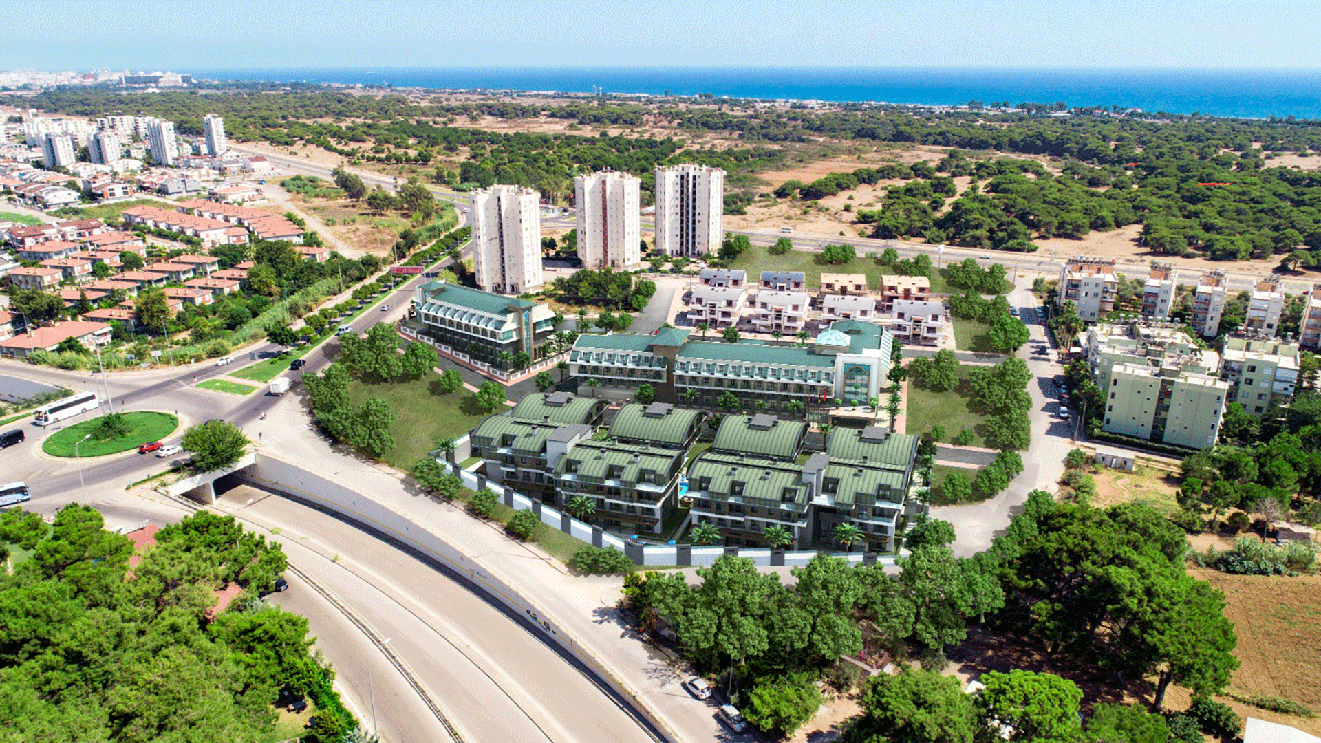 Duplex apartments with smart home system in Lara, Guzeloba gallery 0