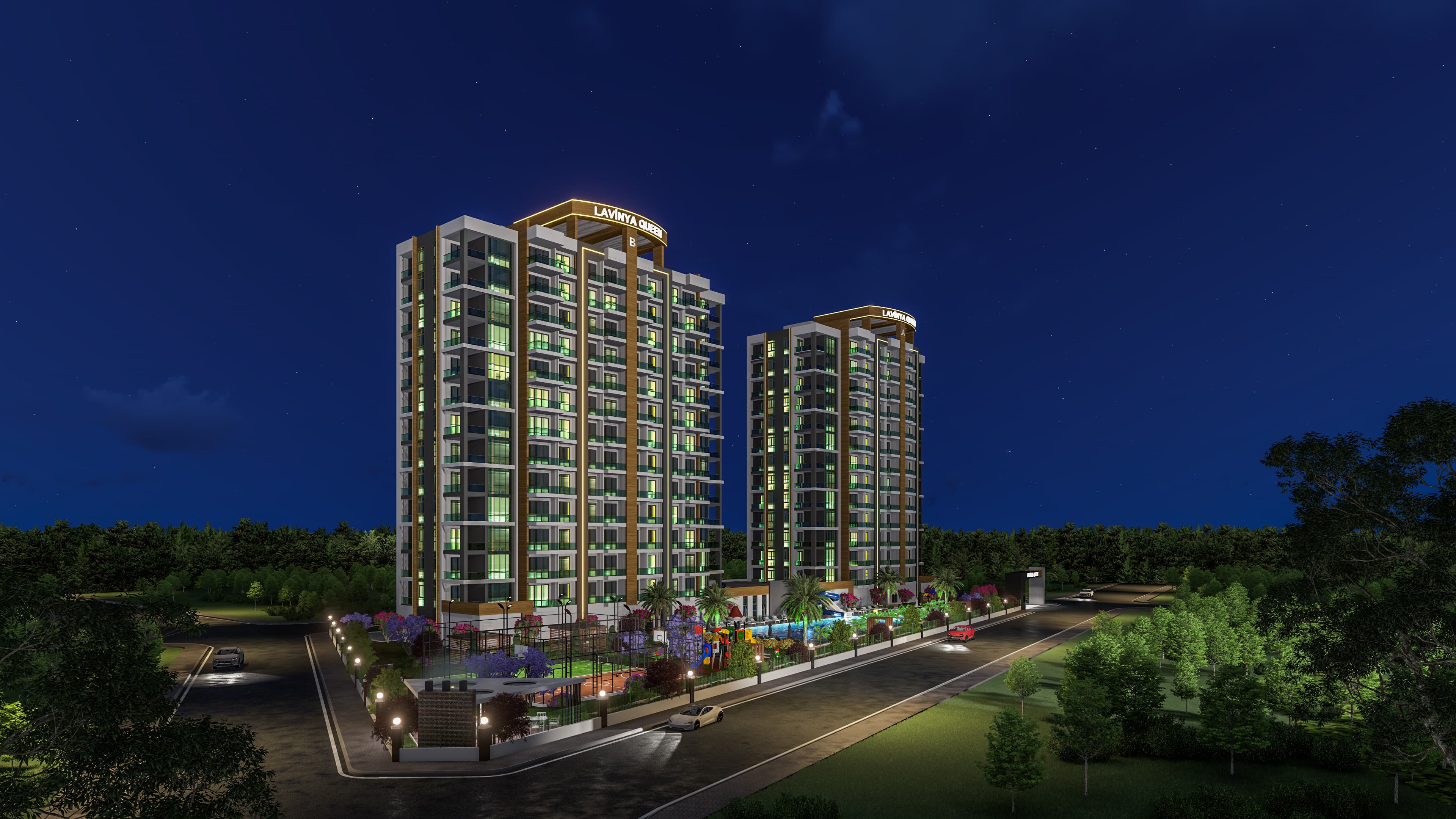 Apartments in a complex with amenities close to the sea in Mersin, Mezitli gallery 0