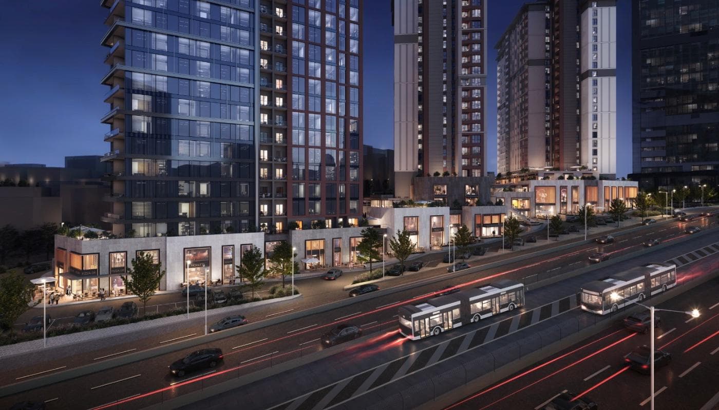 Sea view real estate with balcony and spa area in Istanbul, Beylikduzu